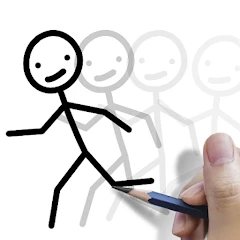 Stickman рисовать мультики (ВЗЛОМ Разблокирован Премиум)
