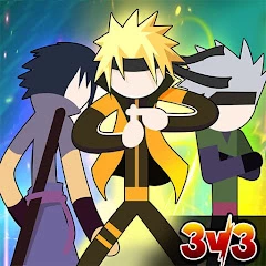 Stick Ninja — 3v3 Battle (ВЗЛОМ Много Денег)