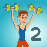 Взломанный Muscle clicker 2: RPG Gym game