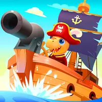 Взломанный Динозаврик-Пират — игры для детей