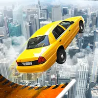 Взломанная Mega Ramp Car Jumping