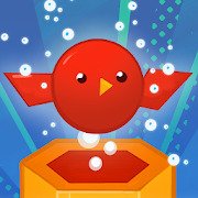 Прыгающая птичка! Прыгалка-платформер [ВЗЛОМ: деньги] 1.42