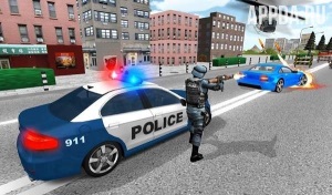 Police Driving In Car [ВЗЛОМ: много денег] v 2