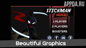Stickman Warriors Heroes v 1.5.3